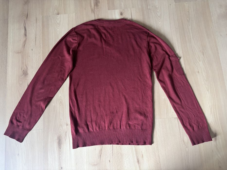 Sweter męski bordowy