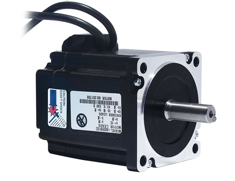 Гибридный шаговый двигатель Nema34 86HSE4N-B38 + драйвер HBS86H