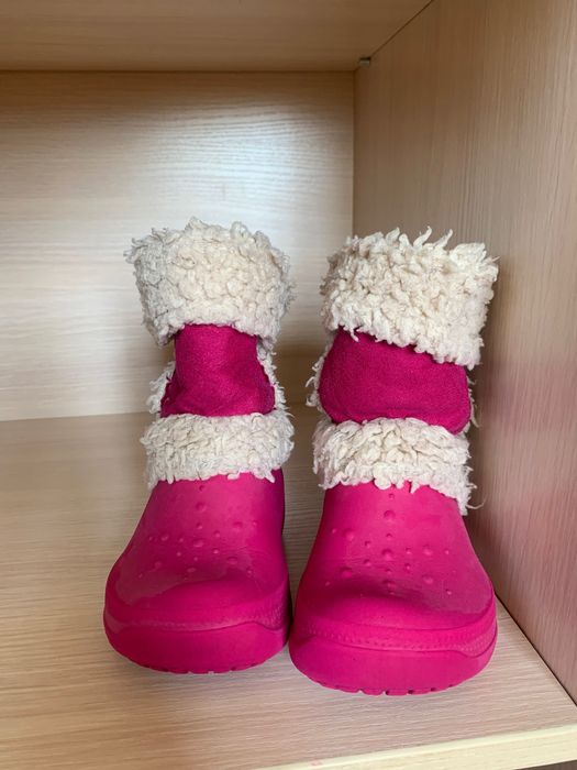 Чоботи crocs гумові, резинові, 26 розмір, 16,5 см