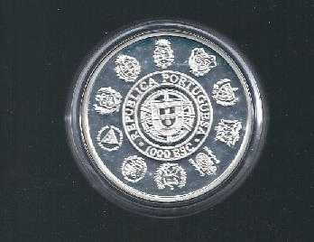 LOBO Proof  1.000 Escudos 1994 Comemorativa Ibero Americana Prata