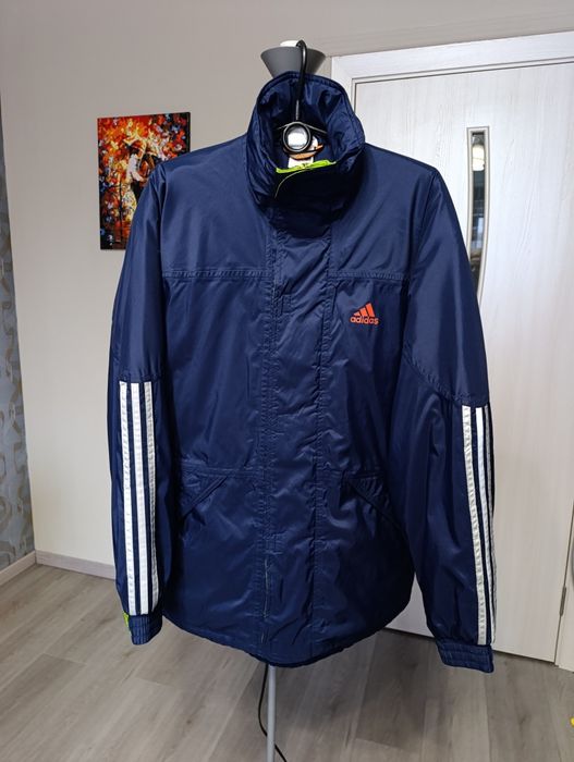 Тепла куртка adidas зі споду на флісі L