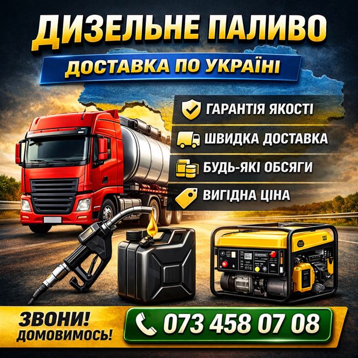 Дизельне паливо з доставкою по Україні | Гарантія якості