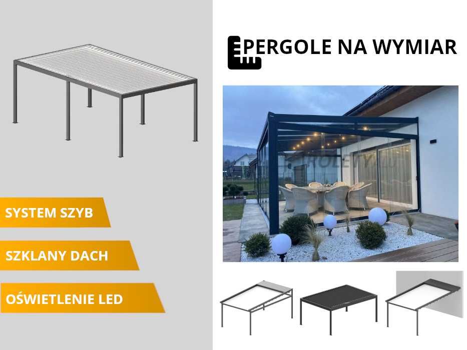 Pergola Tarasowa Ogrodowa Wiata Altana Zadaszenie Tarasu NA WYMIAR