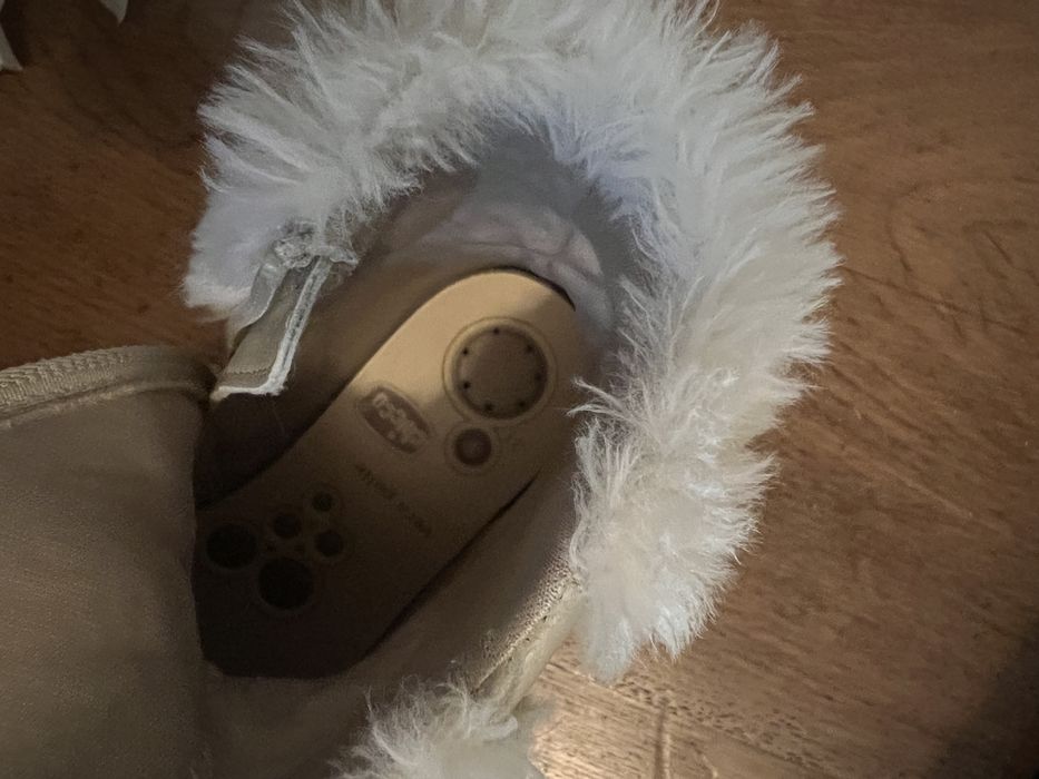 Bota menina Chicco Tam 31 cor Bege usado uma vez