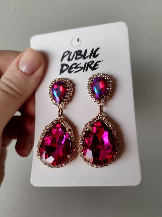 Public Desire / ASOS  / nowe / pink / różowe / bogato zdobione /
