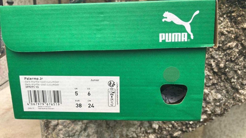 Puma Palermo Jr (Dark Myrtle/Cool Cucumber)