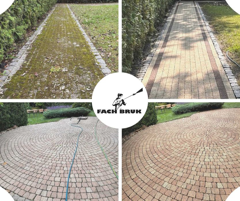 Mycie elewacji, kostki brukowej, dachów,  impregnacja , gwarancja