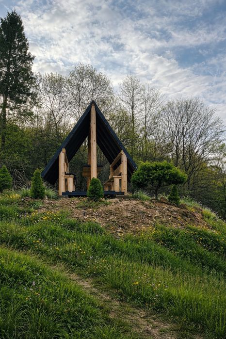 Котедж  А-Фрейм у Карпатах Бистриця Гірська(біля Східниці)