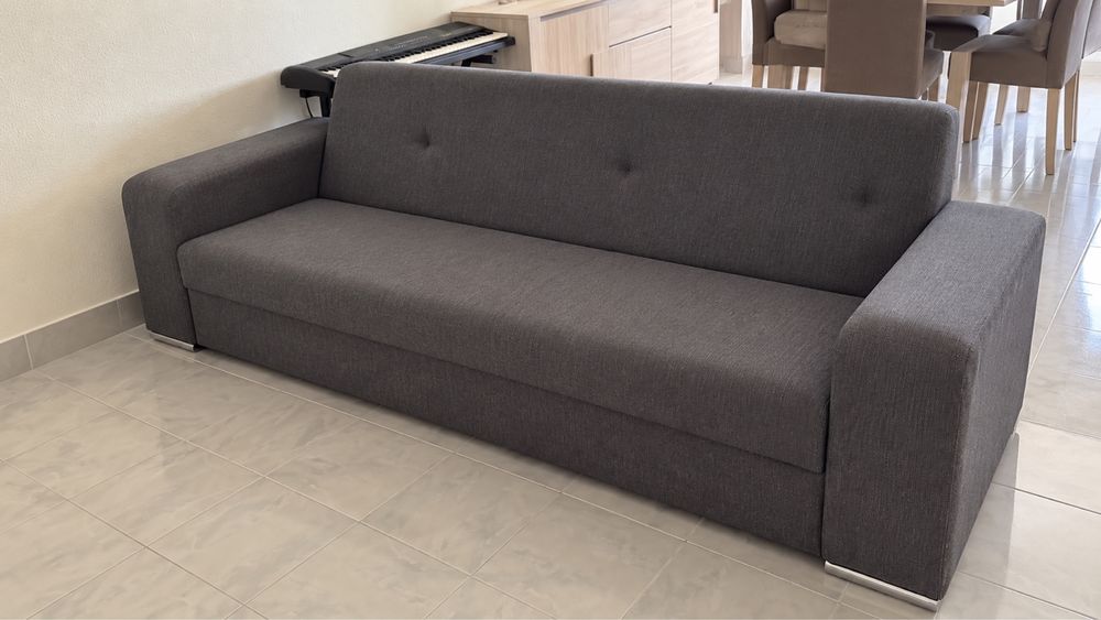 Sofa 3 lugares tecido