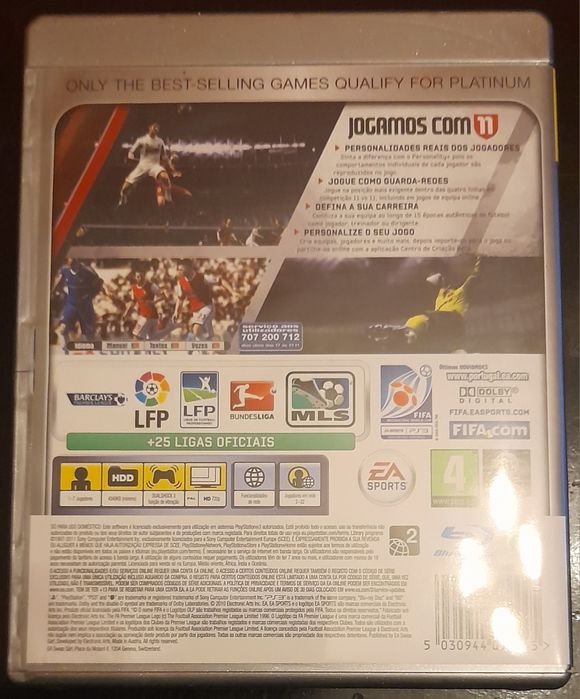 Jogo FIFA 11 Playstation 3