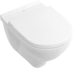 Miska wisząca bezrantowa z deską wolnoopadającą Villeroy Boch O.Novo 5660HR01 (5660R001 + 9M38S101)