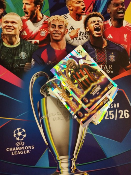Cromos da Champions 2025/26 venda e troca