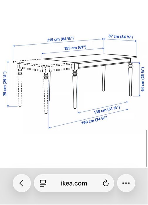 Stół Rosentorp ikea