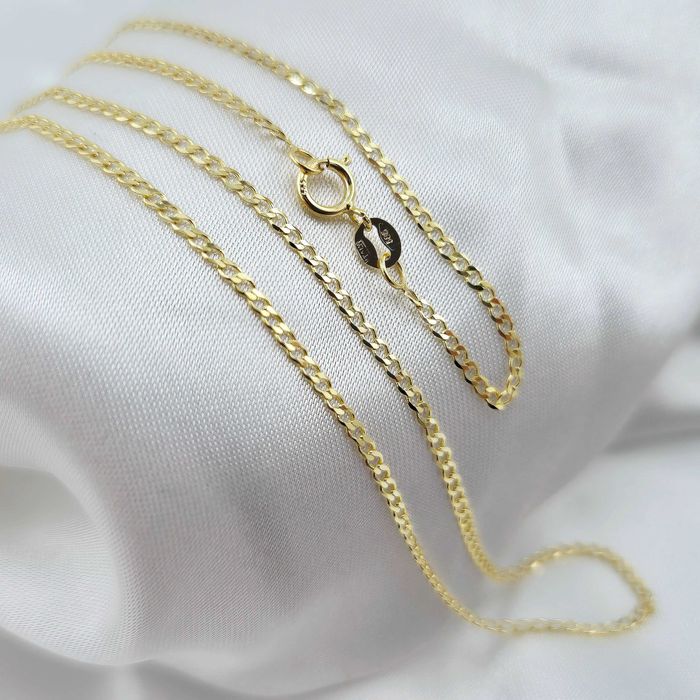 Złoty łańcuszek PANCERKA 1,66g PR.585 14K dł. 50cm