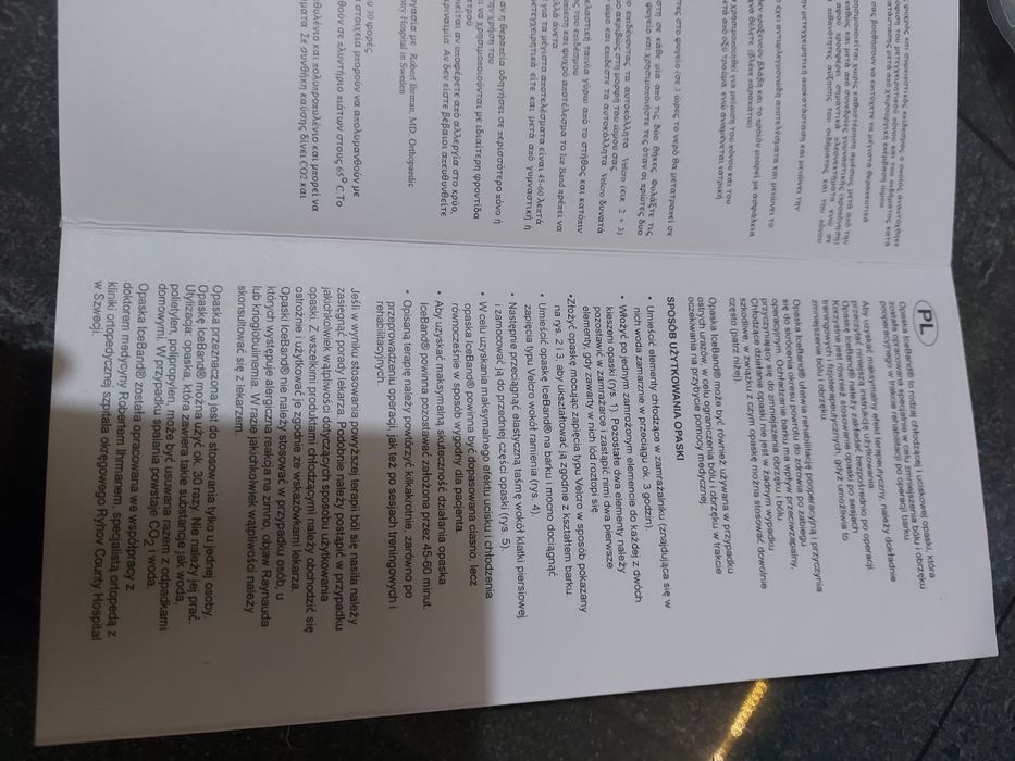 Opaska uciskowa barku / ramienia chłodząca IceBand