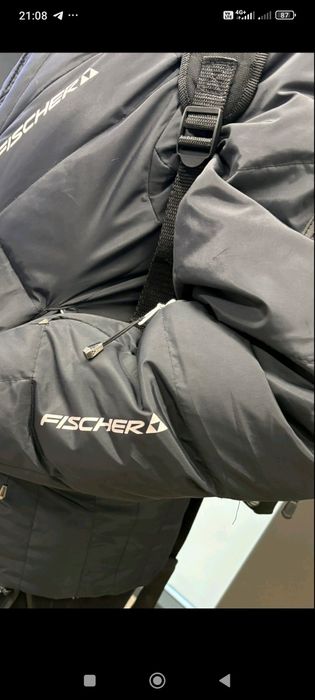 Мужской пуховик Fisher Carbon ориг.р..M-L,рюкзак новый Германия