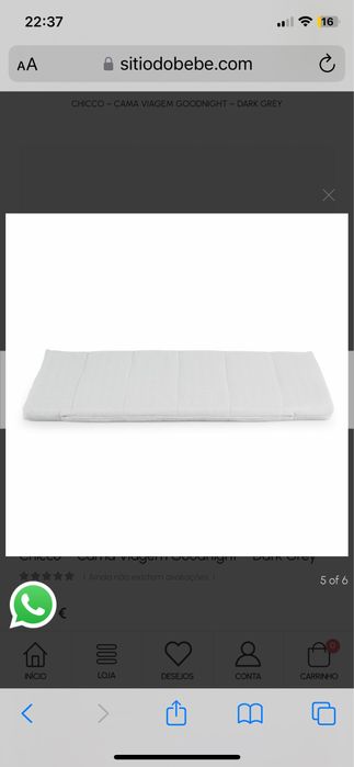 Cama bebé de viagem Chicco