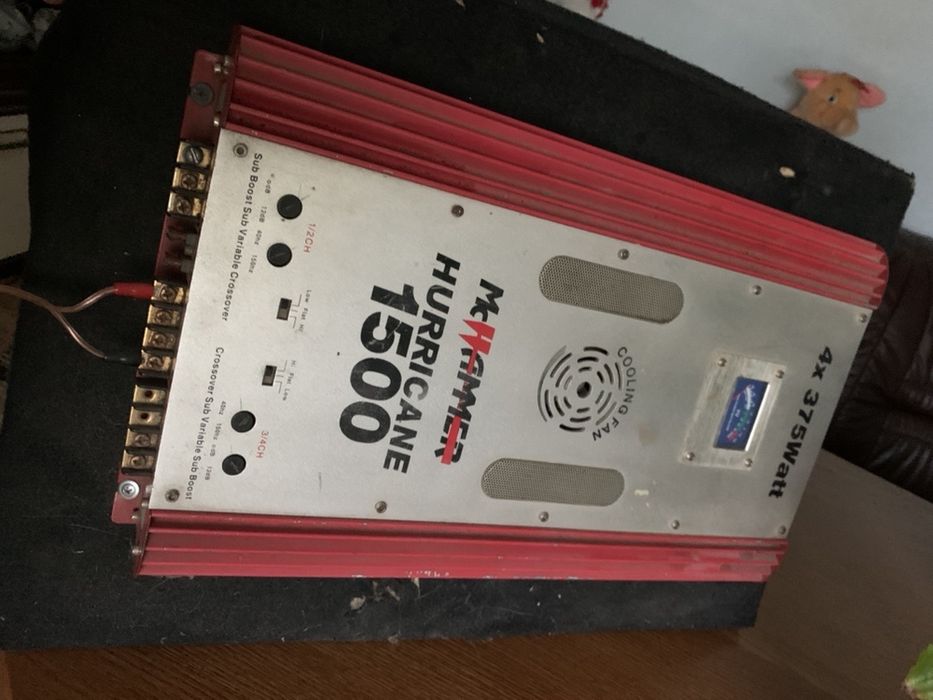 Ground Zero GZHB 30BT+McHammer Hurricane 1500W