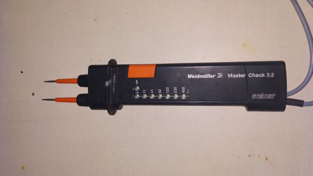 Medidor de tensão Weidmuller Master Check 3.2