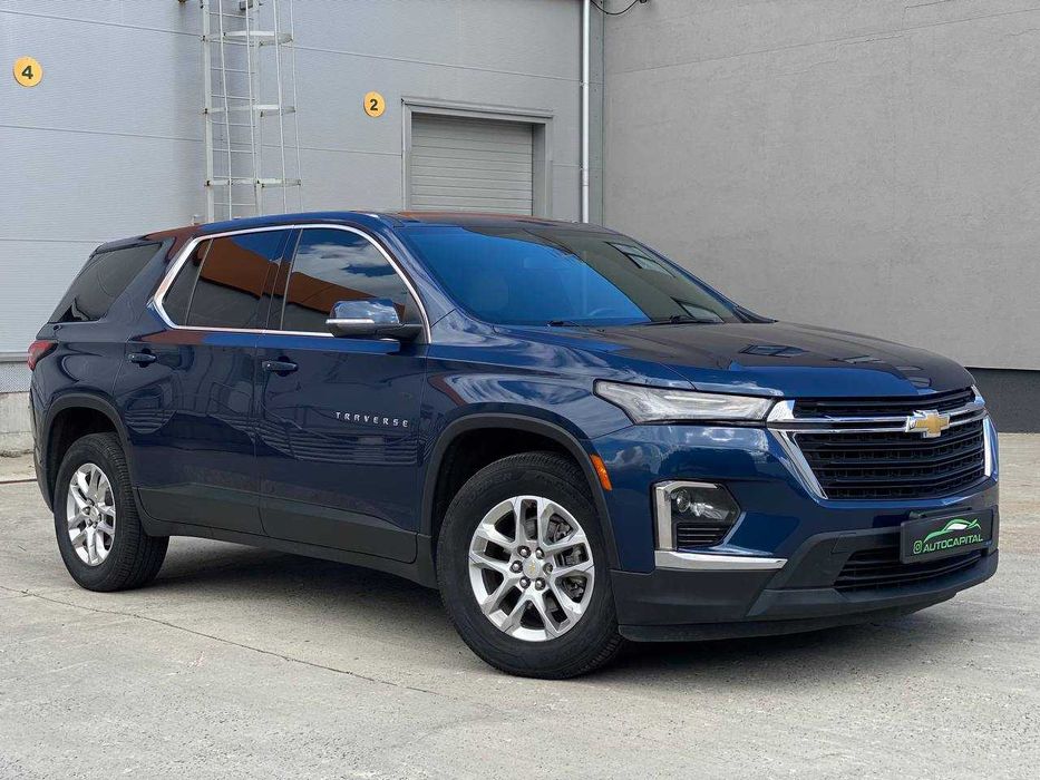 Chevrolet Traverse Awd Ls 2022 Blue 3.6L