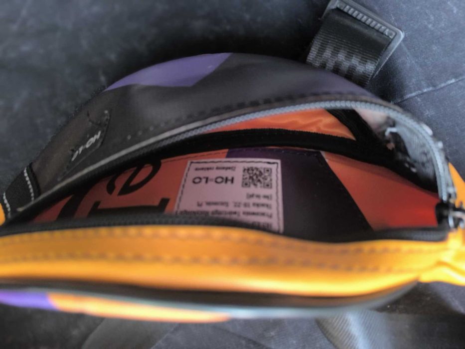 Nerka HO::LO - fiolet, czerń i mandarynka