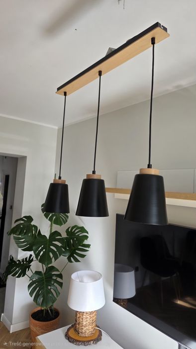 Lampa potrójna wisząca