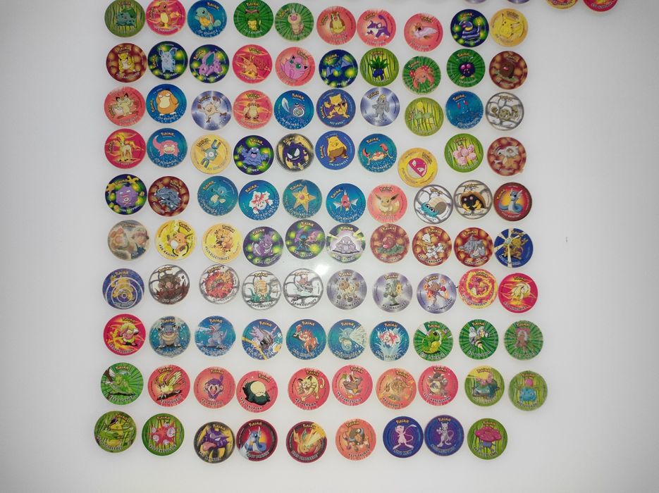 Pokemon tazo 2d seria 1 set 1 i 2 komplet kolekcja rezerwacja