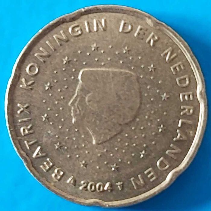 20 Cêntimos de 2004 dos Países Baixos, Beatrix