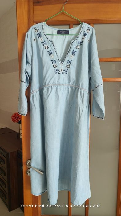 Платье вышиванка Mango Violeta размер xl
