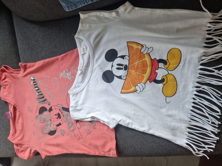 Bluzki 2szt. Myszka Minnie rozmiar 128