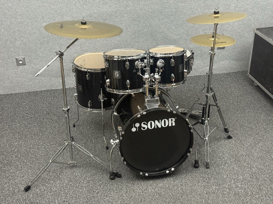 ++ SONOR 503 Series - Perkusja akustyczna TALERZE statywy zestaw ++