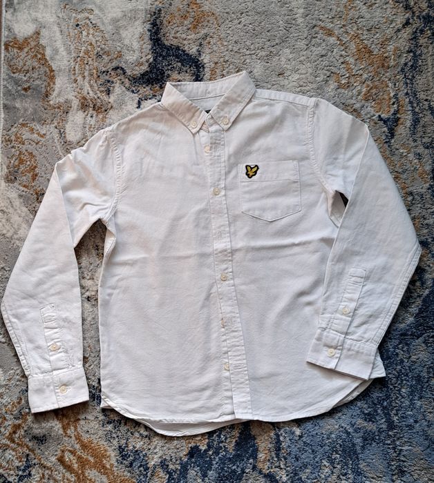 Koszula biała chłopięca rozmiar 140