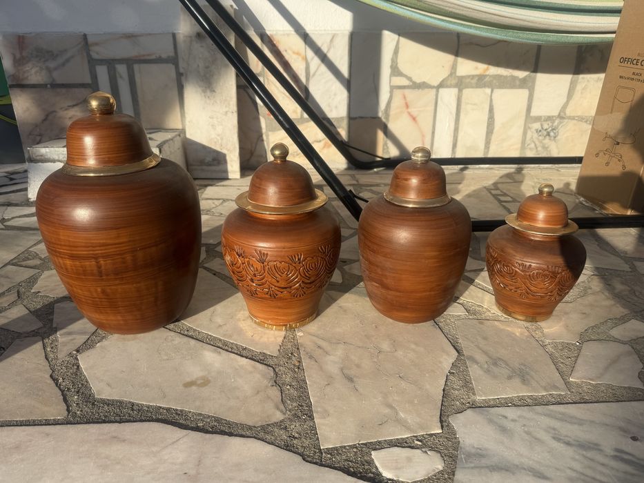 Potes decoração antigos