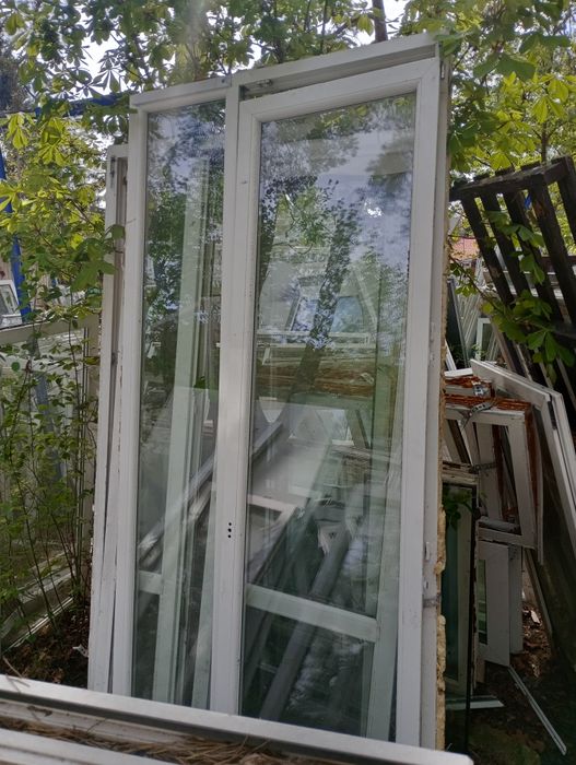 Okno balkonowe pcv 120 x 252 cm polecam