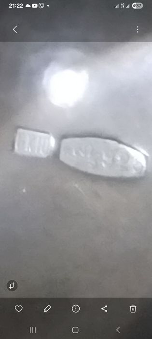 Серебряные стопки КЮЗ -новые 80 мл 44.6 грамм 1шт. Срібні чарки
Серебр