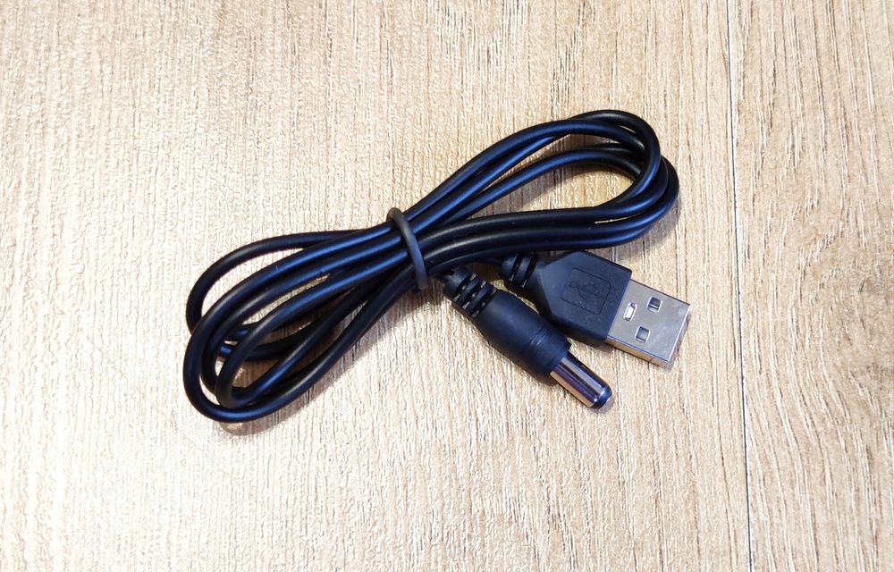 USB-кабель для роутера от PowerBank Повербанка USB-DC 2.1x5.5mm