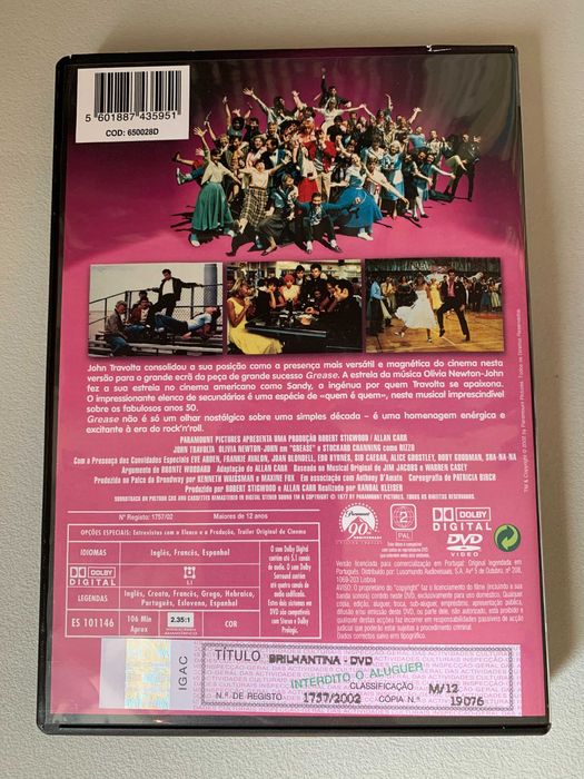 [DVD] Brilhantina (Grease)