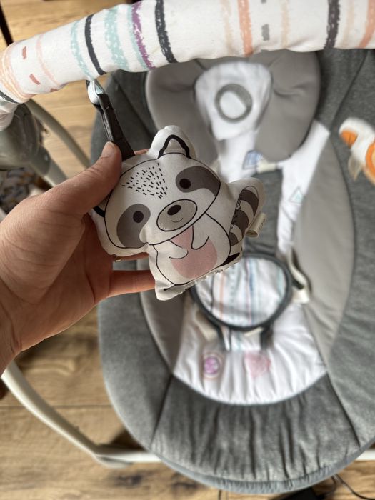 Bujaczek elektryczny Lionelo Ruben szary niebieski