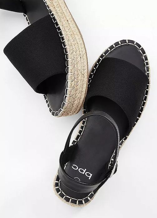 B.P.C sandały espadryle czarne 40.