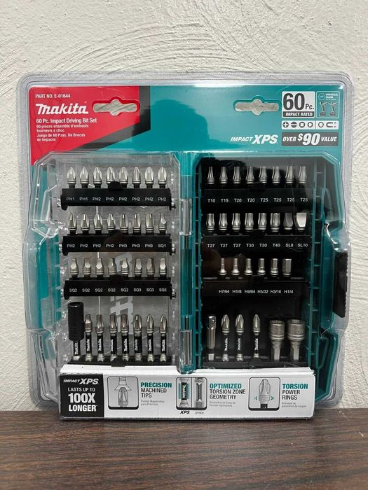 Набор ударных бит Makita E-01644 Impact XPS 60 шт.