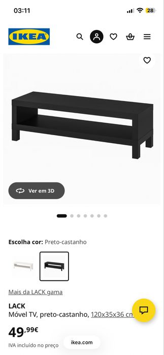 Móvel de TV LACK Ikea