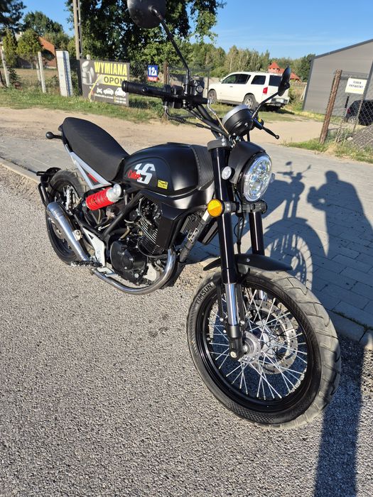 Scrambler 125 kopia Ducati, Calibre 2024r, Mash, Junak, Orcal, silnik Suzuki.