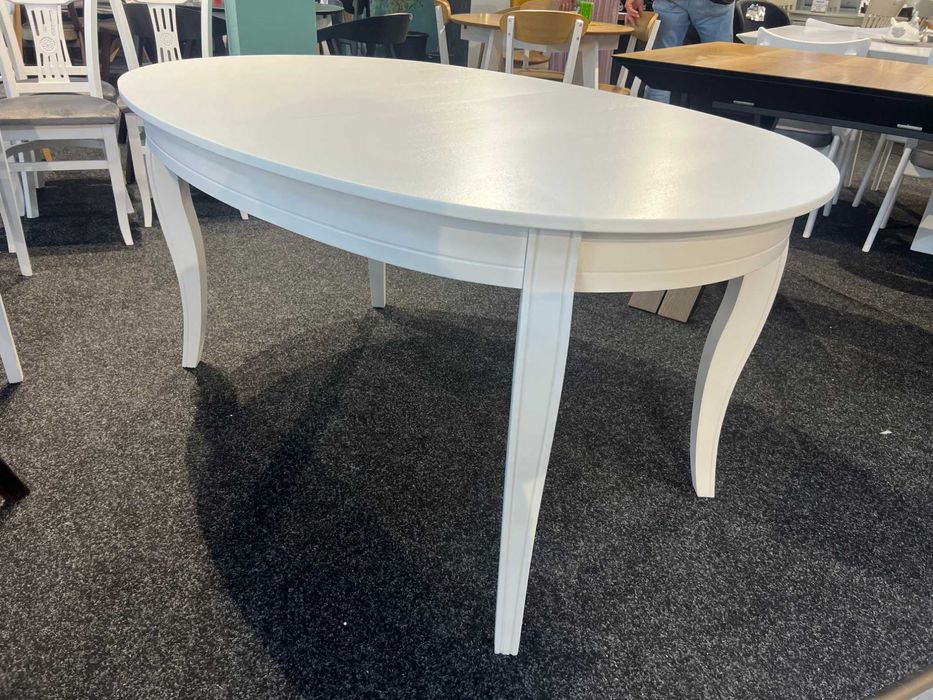 Стіл Софі 153х102+38 розкладний овальний в гостинну на кухню для кухні