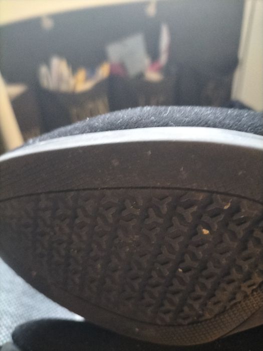 Zamszowe czarne muszkieterki