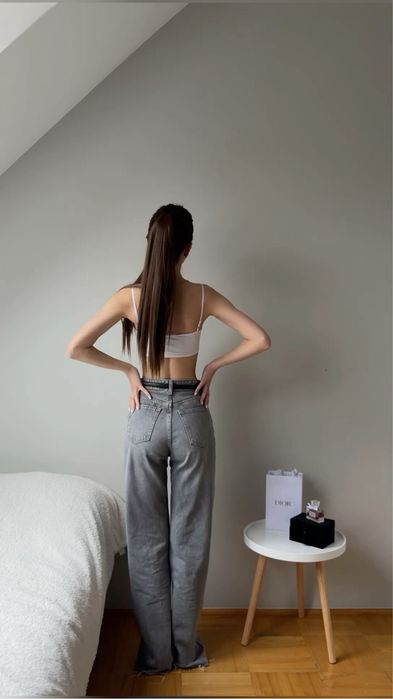 Джинсы zara wide leg