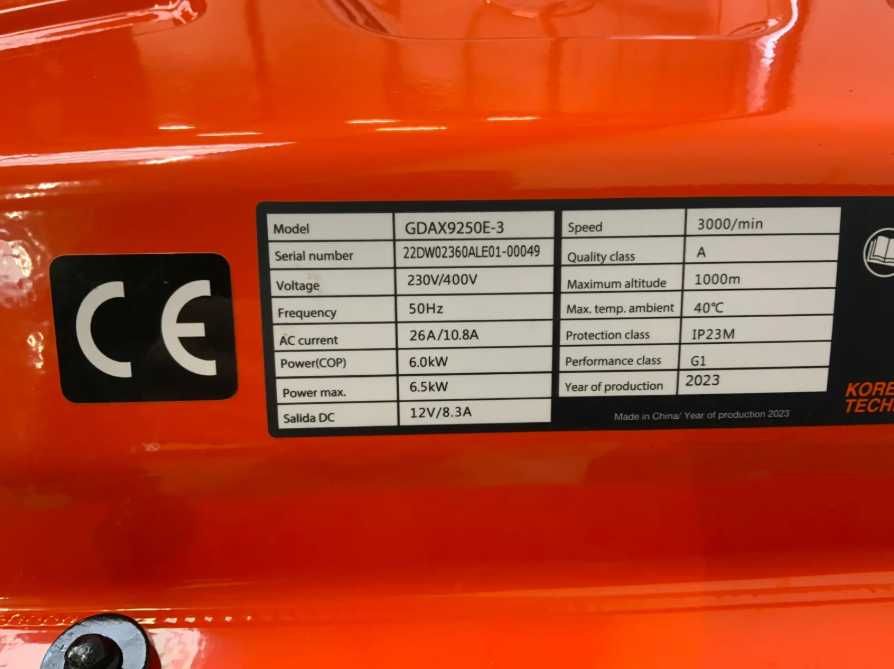 Gerador Daewoo - GDAX9250E-3 novo