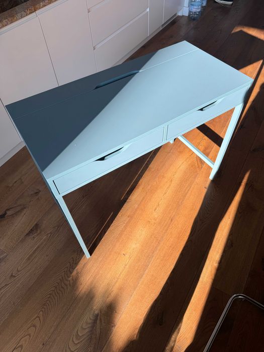 Biurko Ikea Alex 100x48 Szaroturkusowy