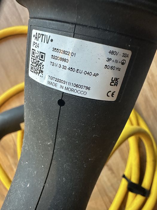 Cabo carregamento tipo 2