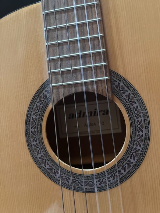 Classic 1/2 guitar Enrique Keller S.A. with a case Admira Alba 12 guitara