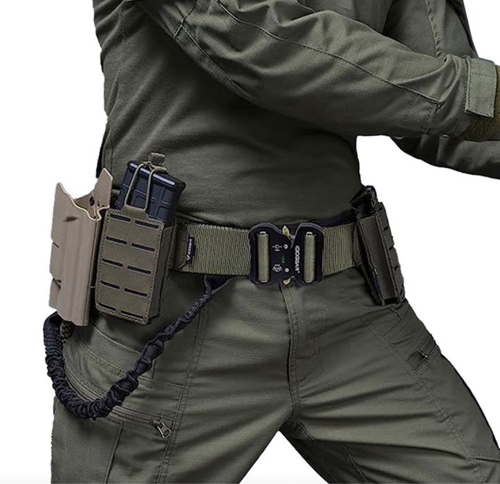 Wojskowy pas taktyczny Combat Army podwójny QR molle Daredevil